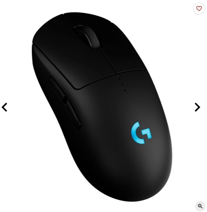 Mouse Gamer Logitech G Pro 2, RGB, 32000DPI, 8 Botoes, Wireless, Preto - Imagem 3
