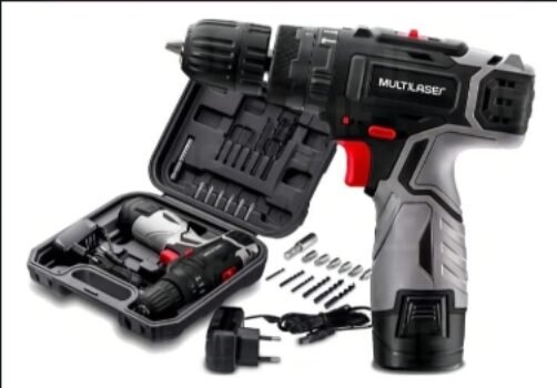 Parafusadeira Multilaser kit