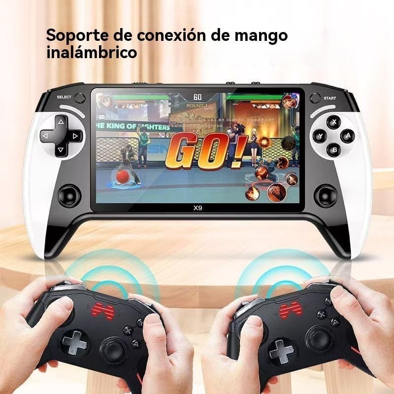 Vídeo Game portátil 10000 jogos retrô tipo P-s.Eony 6.5 Polegadas - Imagem 4