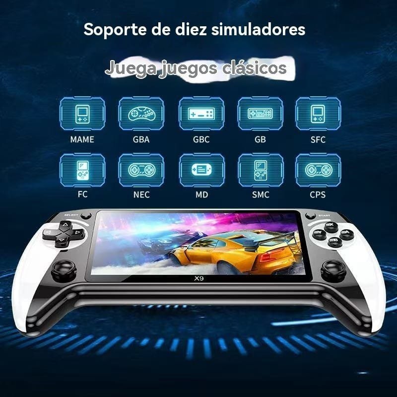 Vídeo Game portátil 10000 jogos retrô tipo P-s.Eony 6.5 Polegadas - Imagem 5