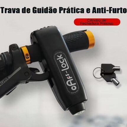 Trava Moto Manete Antifurto de Segurança Universal para Guidão de Moto/Trava de Segurança Anti-Roubo para Guidão de Moto