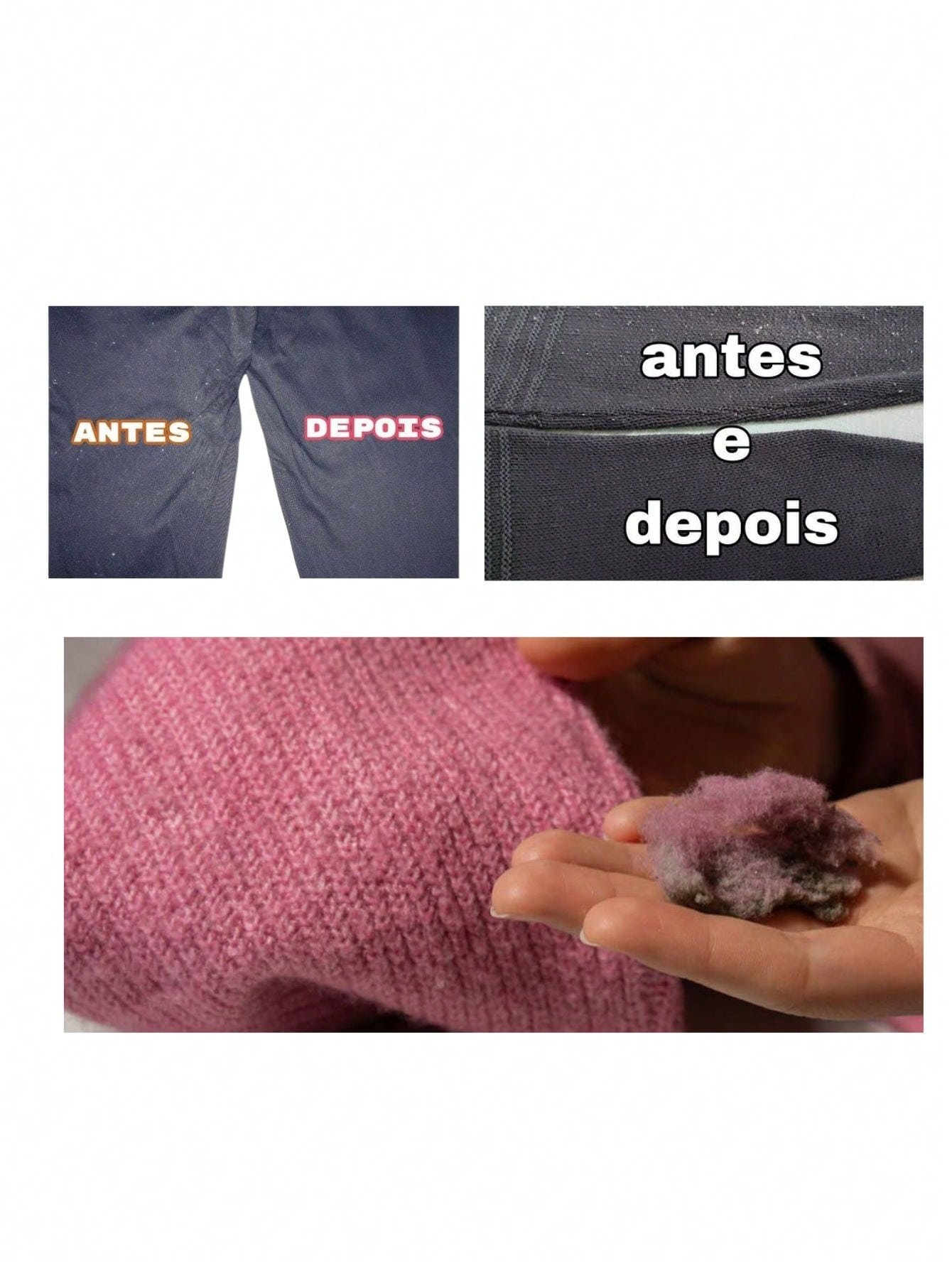 🛒Papa Bolinha Tira Pelos Roupas Elétrico Bivolt - Imagem 3