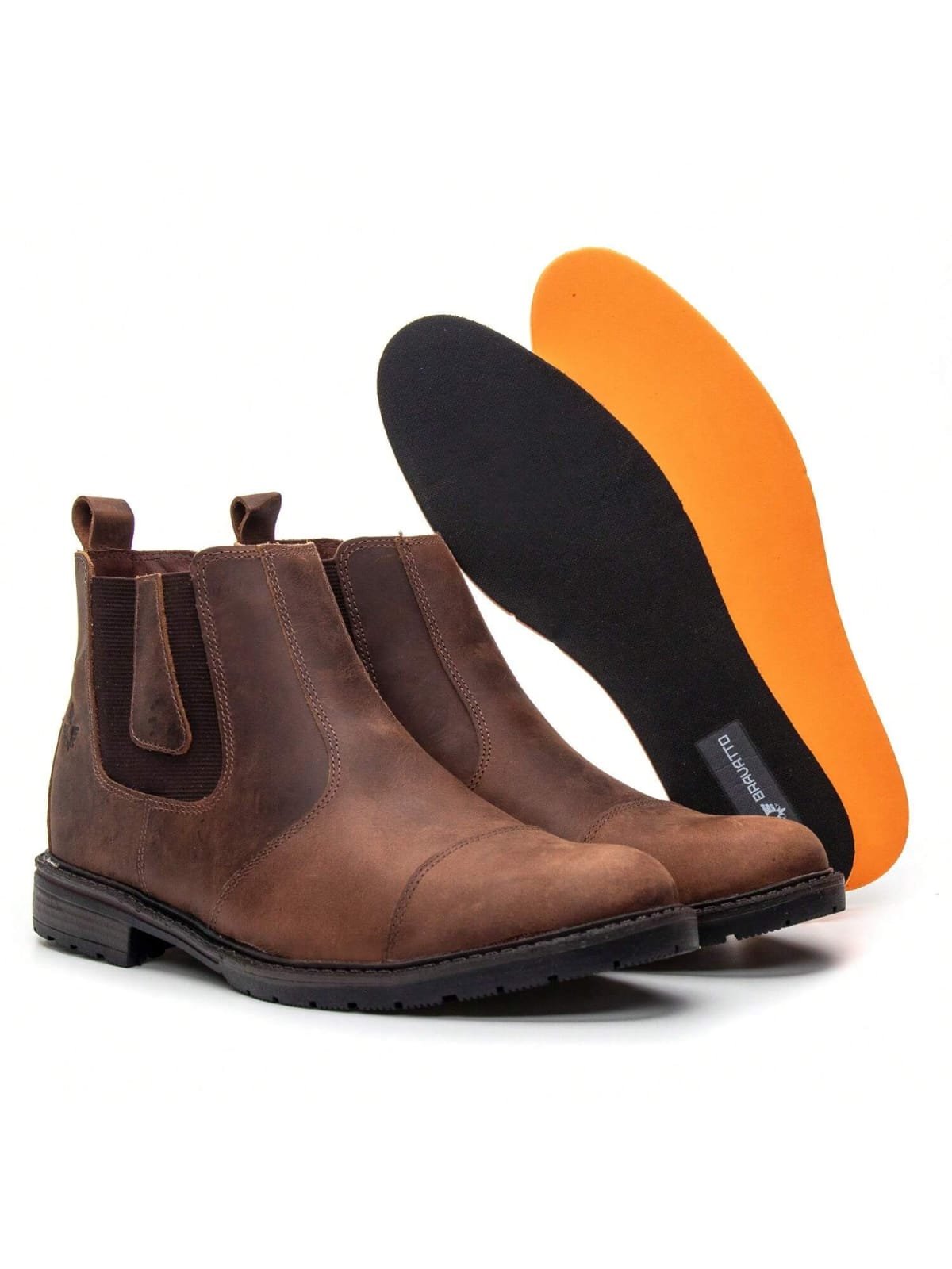 🛒Botina de Couro Legítimo Masculino Conforto - Imagem 3