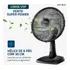 Ventilador de Mesa 30cm Super Power Mondial 60W VSP-30-B - Imagem 4