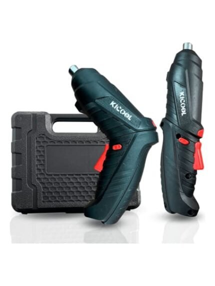 🛒Parafusadeira Furadeira Chave de Fenda Elétrica Kit 48 Peças Portátil Sem Fio 3.6 voltz