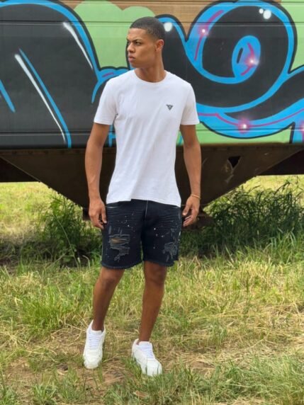🛒CVHM Jeans Bermuda Jeans Jogador Shorts Jeans Masculino UrsoFend 100% algodão CHM JEANS short jogador