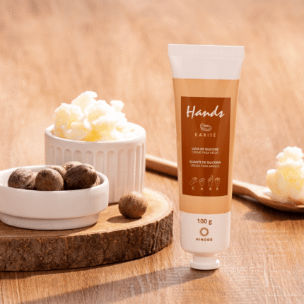 LUVA DE SILICONE HANDS KARITÉ CREME P /AS MÃOS 100 GRS