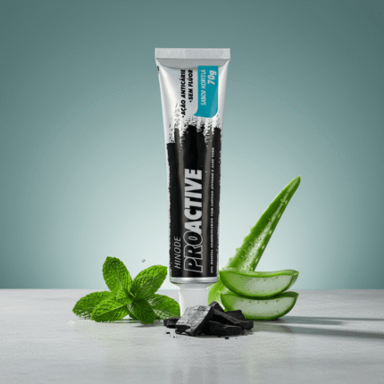 GEL DENTAL C/CARVÃO ATIVADO E ALOE VERA PROACTIVE 70 GRS
