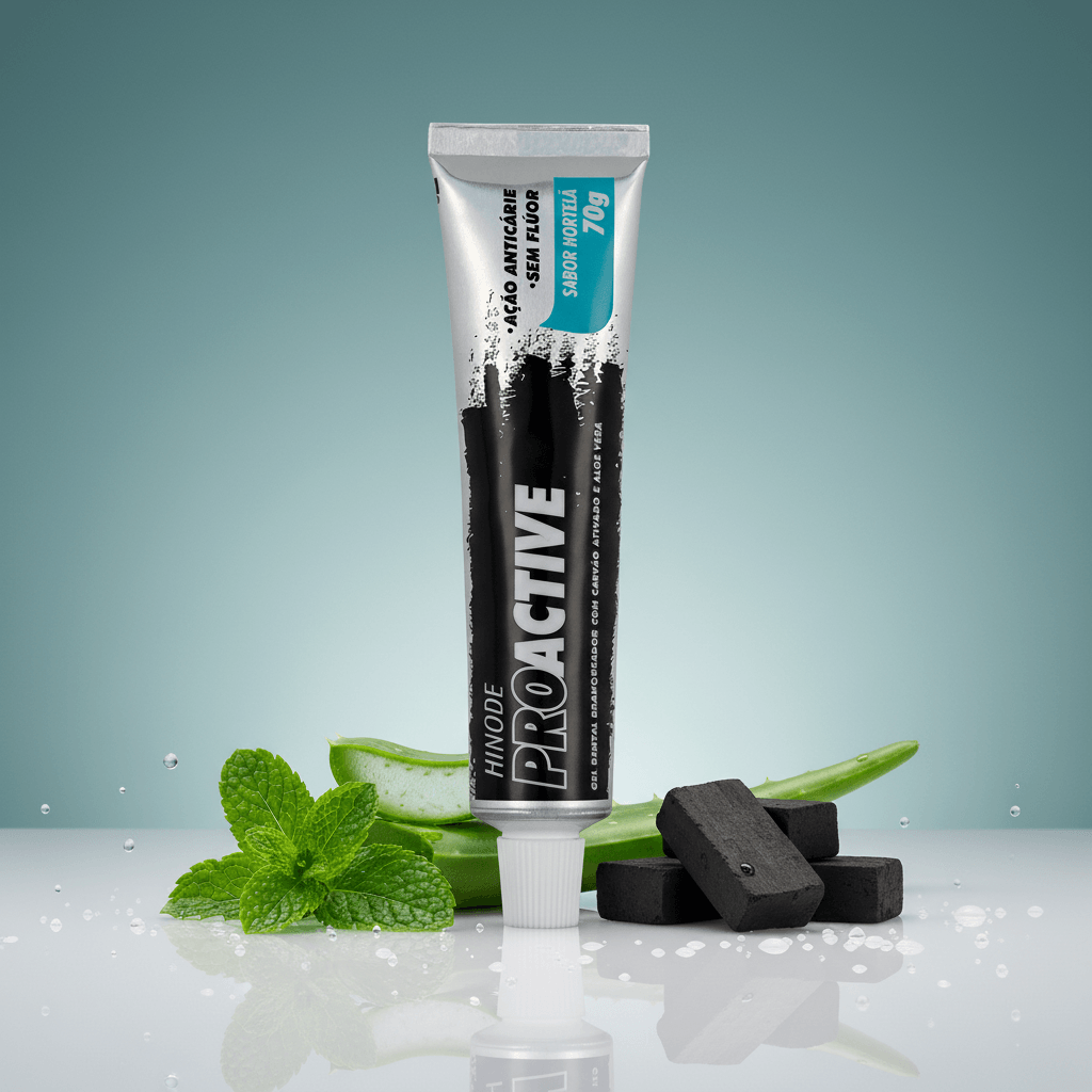 GEL DENTAL C/CARVÃO ATIVADO E ALOE VERA PROACTIVE 70 GRS - Imagem 4