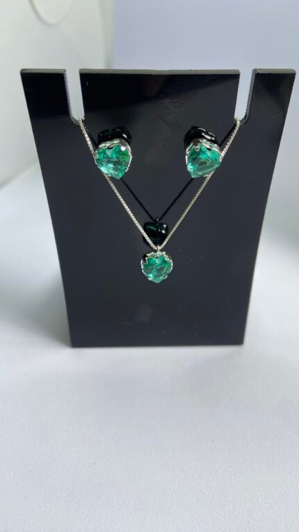 Conjunto em Prata 925 com zircônia