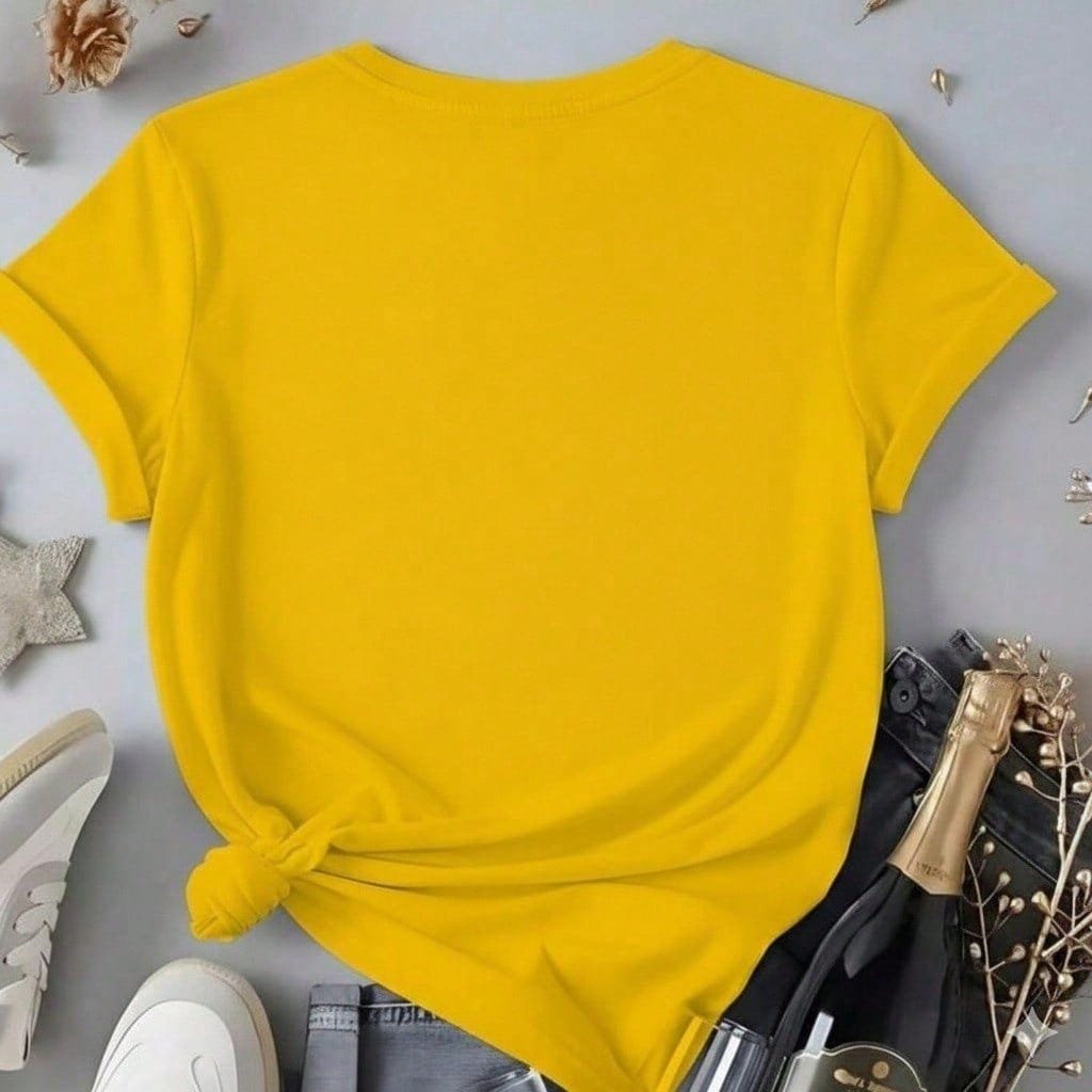 🛒Camiseta Blusa Copa Brasil Feminina Coração Brilhante Brasil Estilosa 2026 100% Algodão - Imagem 2