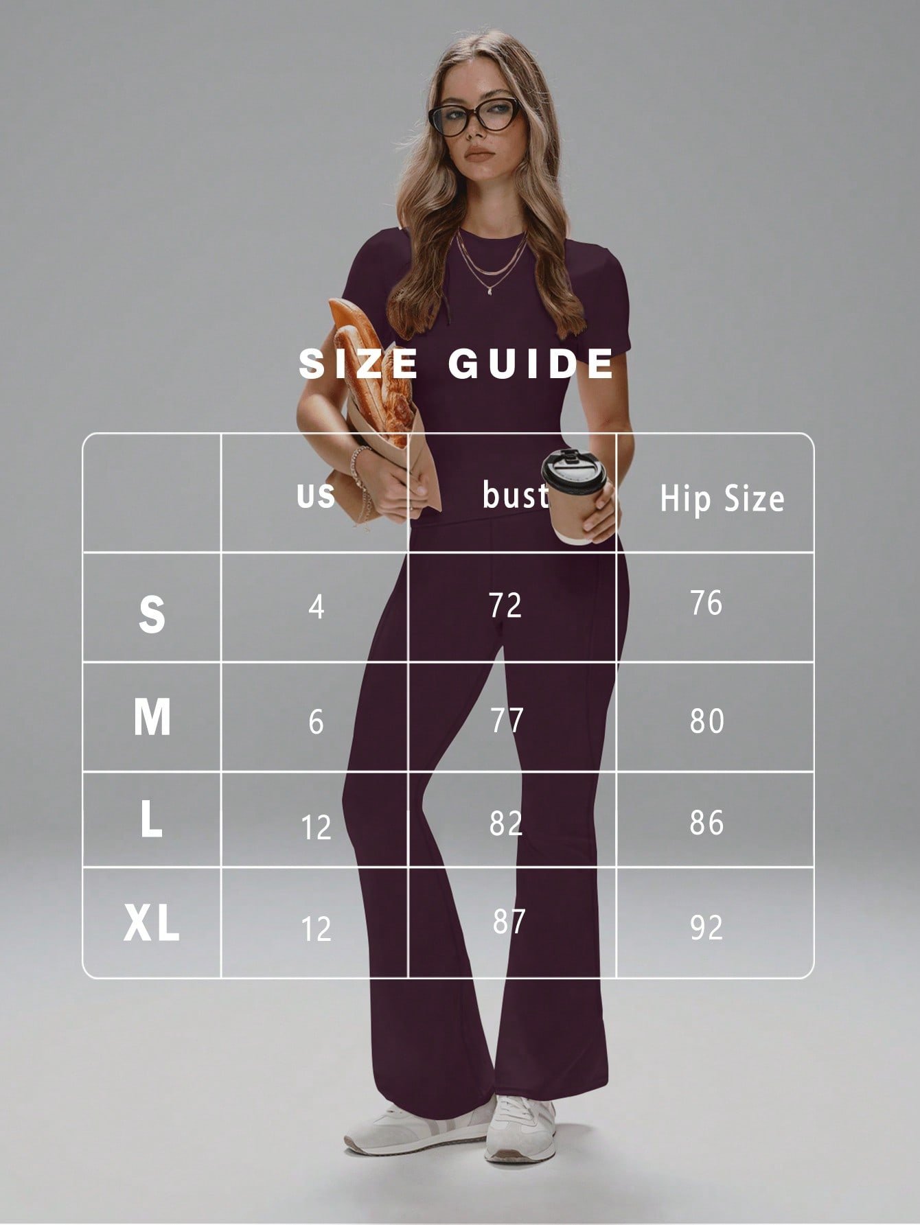 🛒FWH Conjunto de Duas Peças para Uso Diário para Mulheres: Estilo Básico, Design Versátil e Conservador Adequado para Uso Externo, Escritório, Fitness e Yoga. Apresenta um Estilo Doce e Elegante, Ajuste Slim com Tecido Elástico que Contrai a Cintura. Top de Gola Redonda e Manga Curta Combinada com Calça Esportiva de Cintura Alta e Controle da Barriga para Efeito de Alongamento das Pernas. Verão 100+ vendido - Imagem 4