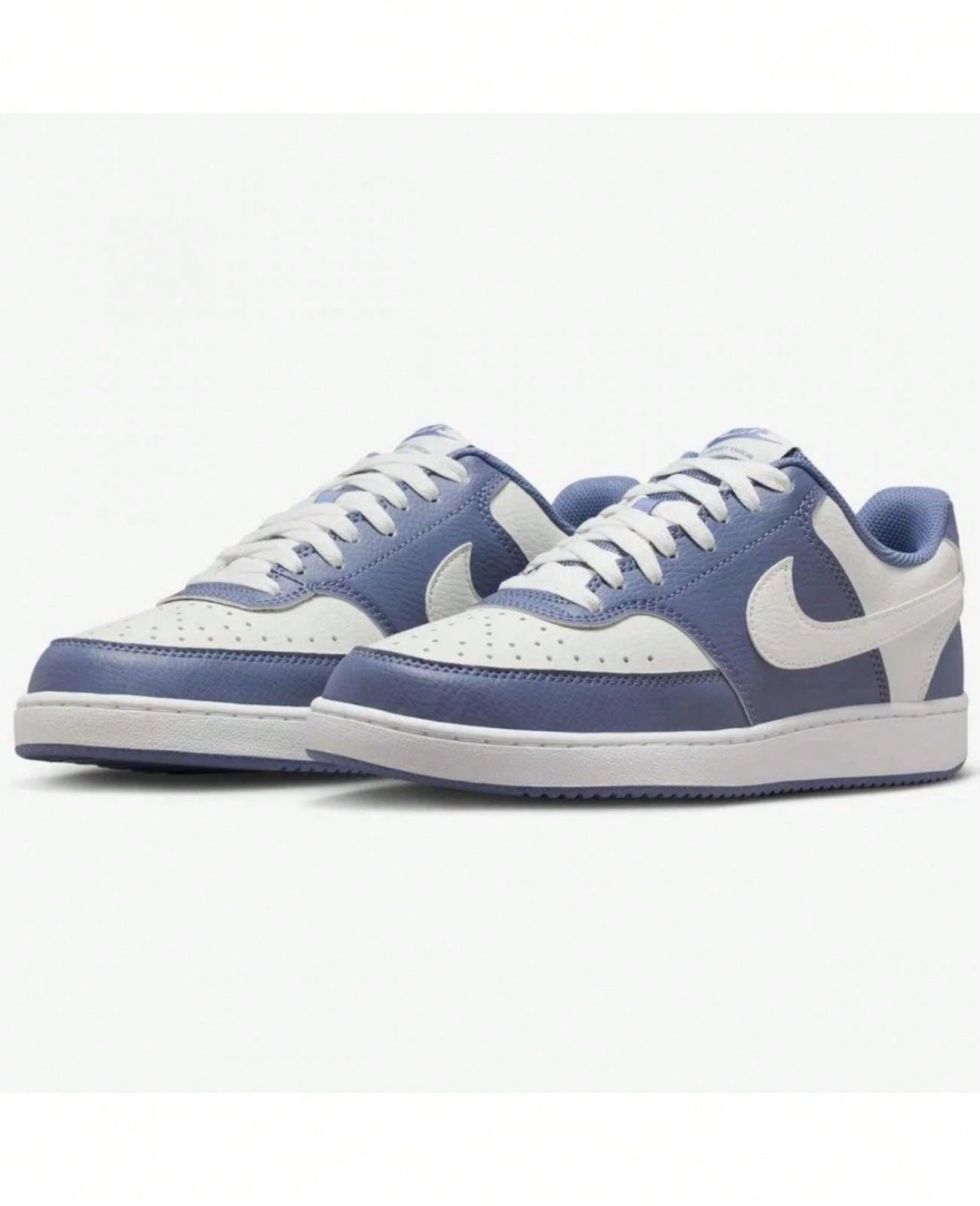 🛒Tênis Nike Court Vision Low Next Nature Feminino - Azul Claro e Branco
