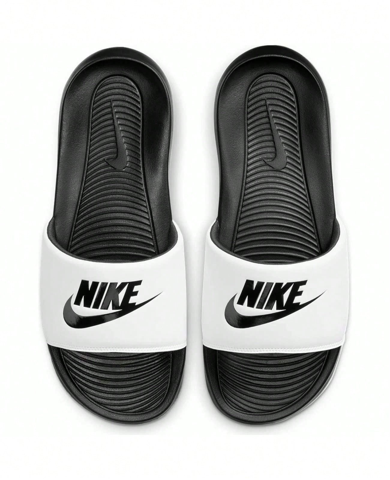 🛒FILA Chinelo Slide Nike Victory Masculino - Preto e Branco