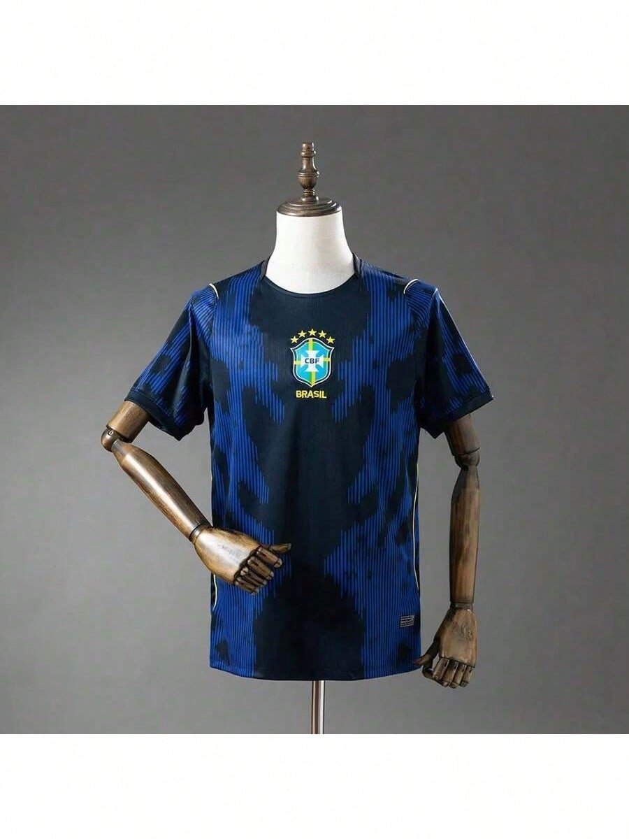 🛒Camiseta Camisa Brasil brasileira seleção copa 2026 modelo jogador azul 200+ vendido - Imagem 5