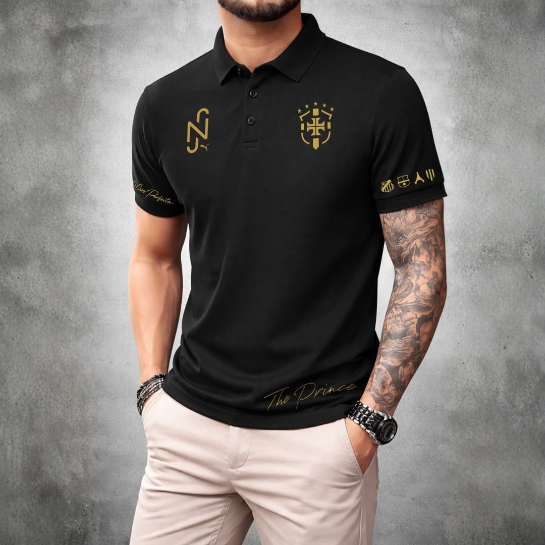 🛒Camisa Camiseta Polo Neymar Junior edição The Prince Esportiva 200+ vendido - Imagem 3