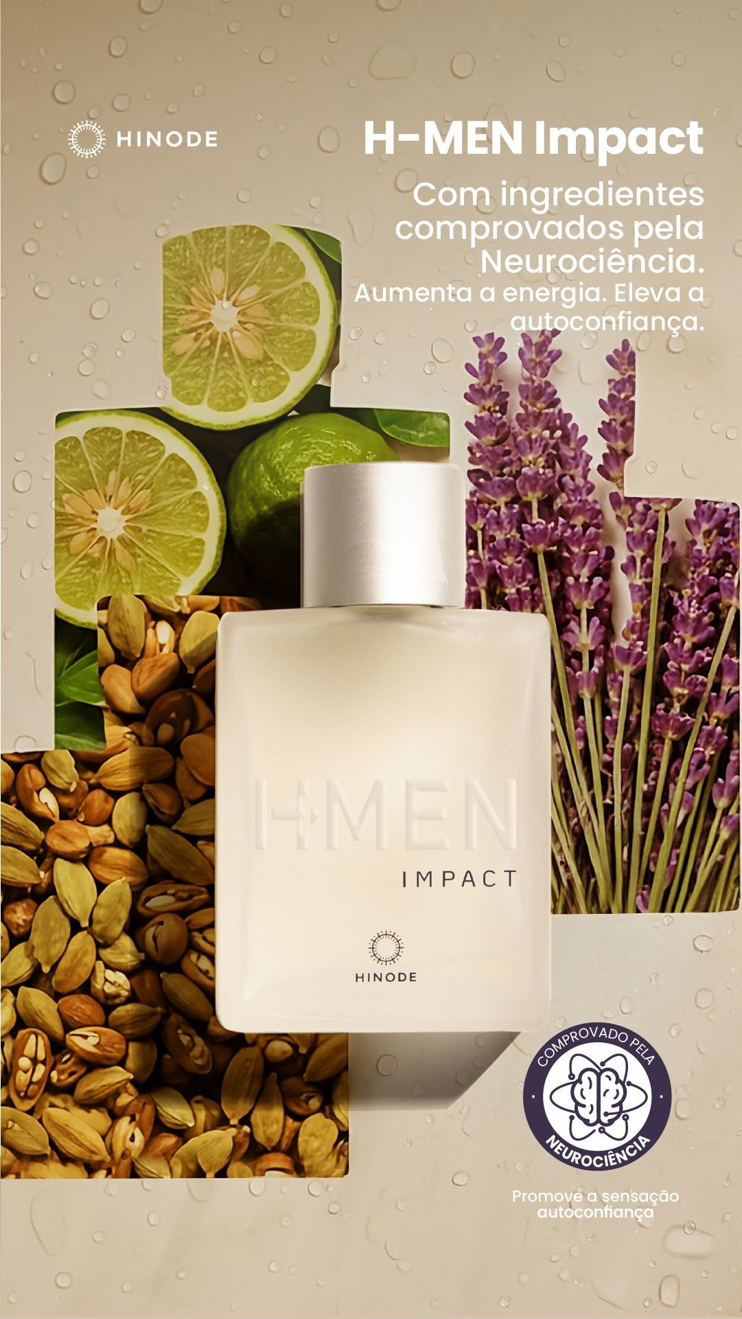 H-MEN IMPACT DEO COLÔNIIA 75 ML - Imagem 3