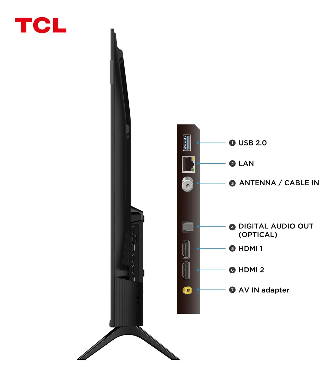 Smart TV TCL 40 Polegadas Full HD QLED S5K WiFi Bluetooth Google TV 2 HDMI HDR10 Dolby Audio 40S5K - Imagem 3