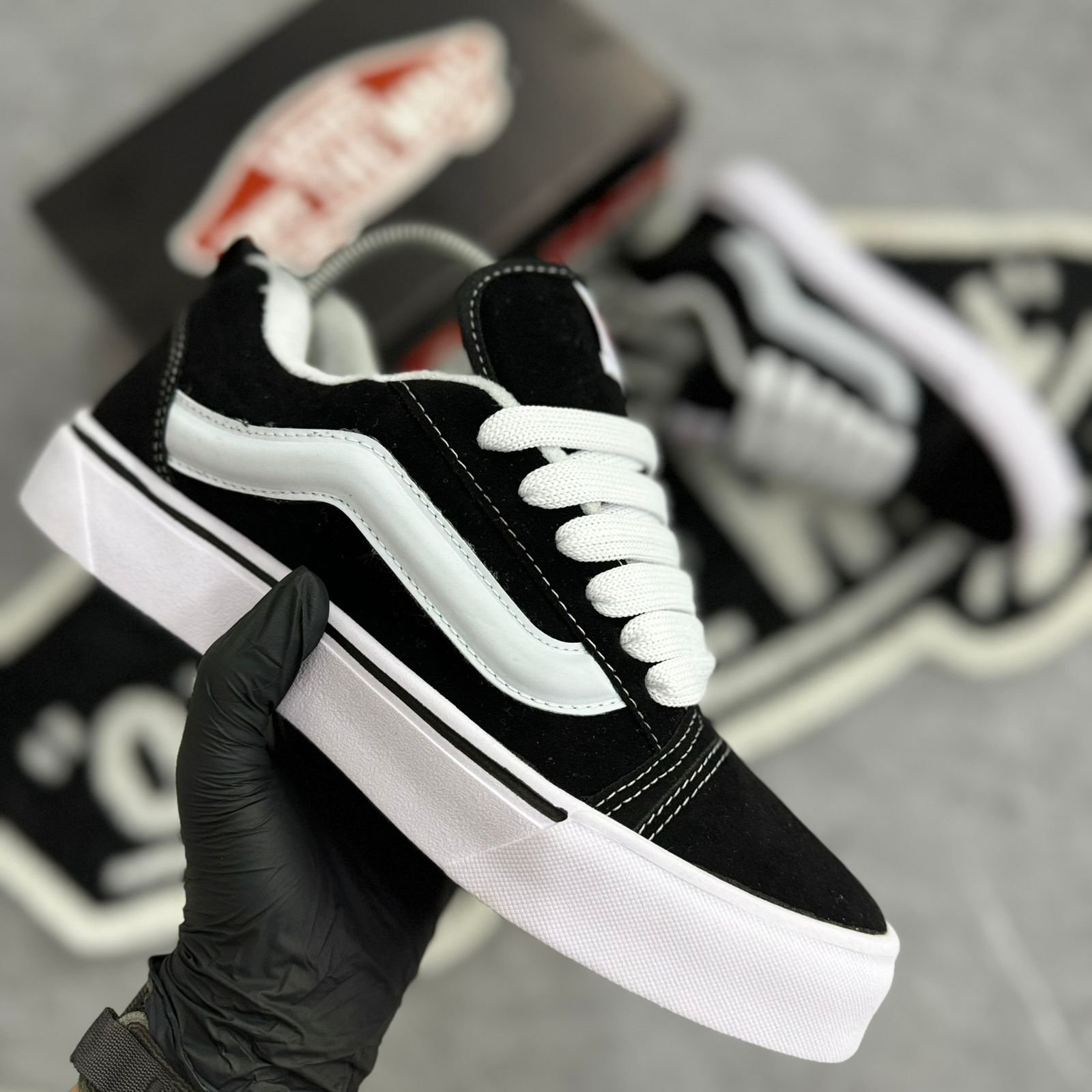 TENIS VANS KNU SKOOL TRUE WHITE UNISSEX