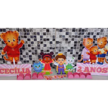 Kit Festa Daniel Tigre Rosa