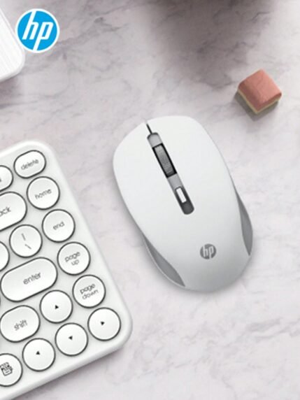 🛒Mouse Sem Fio HP Fofo e Silencioso Conexão Confiável de 2,4 GHz S1000 PLUS Mouse Portátil para Computador e Laptop Plug and Play USB, Melhor Presente para Halloween e Natal