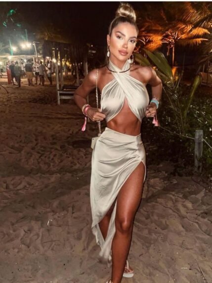🛒Conjunto Fememino Premium Festa Praia Reveillon Ano novo Noite Moda blogueira