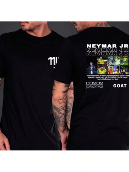 🛒Camisa Camiseta Estampada Neymar Junior Personalizada Top Unissex