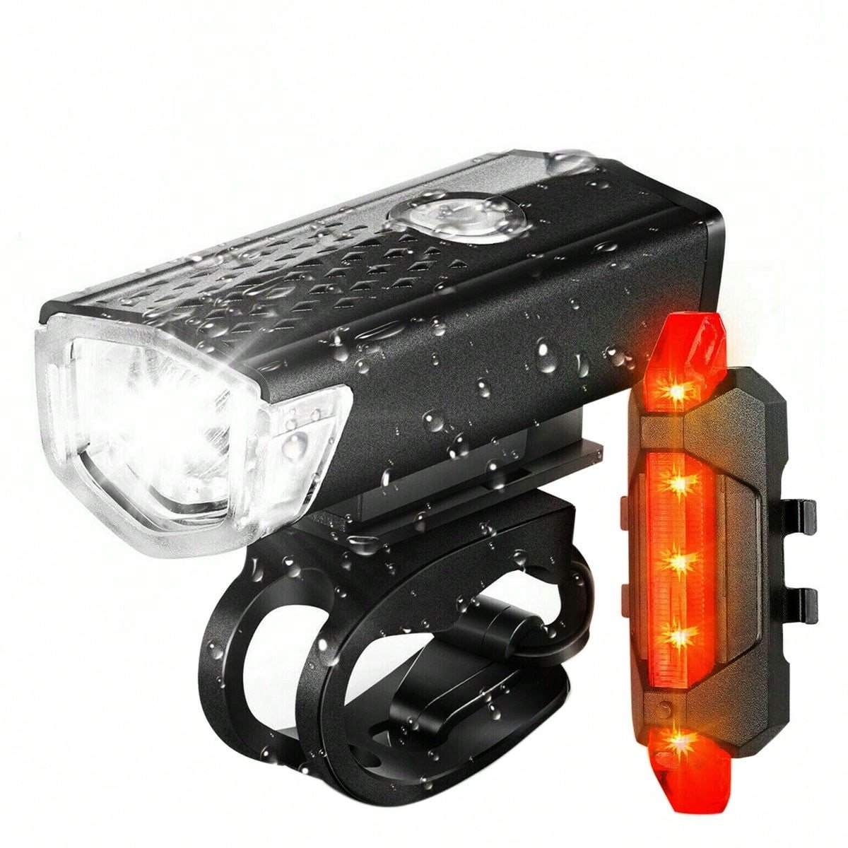 🛒Kit Farol Bike Iluminação Para Bike + Velocímetro Com Fio - Imagem 2