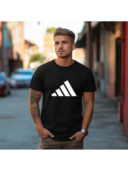🛒Camiseta Masculina Premium Estampada Algodão Confortável – Moda Casual Lançamento 2025