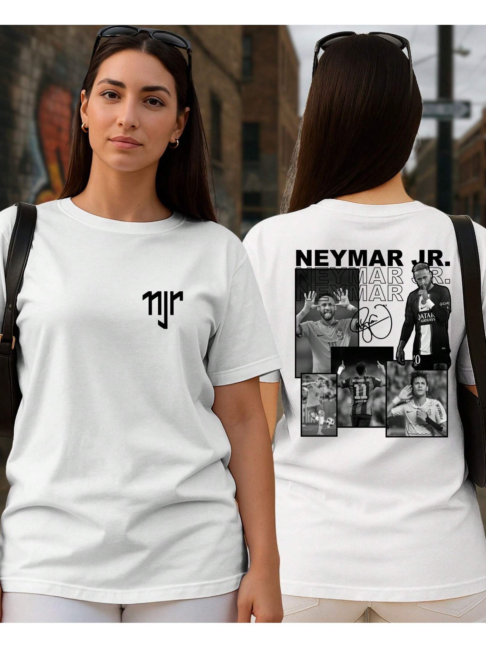 🛒Camiseta Unissex Neymar Jr Jogador de Futebol Craque Atacante Seleção Brasileiro Menino Ney NJR - Imagem 2