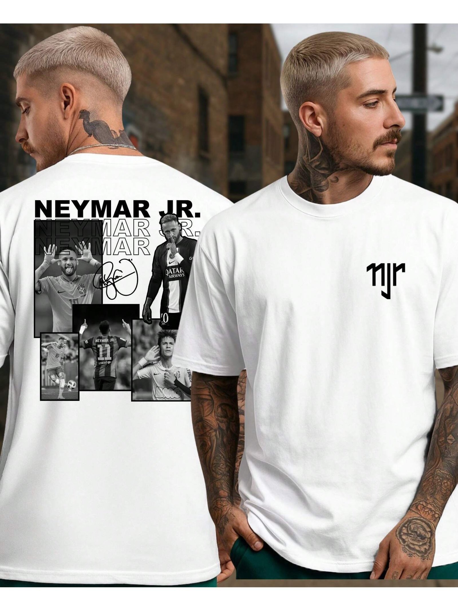 🛒Camiseta Unissex Neymar Jr Jogador de Futebol Craque Atacante Seleção Brasileiro Menino Ney NJR