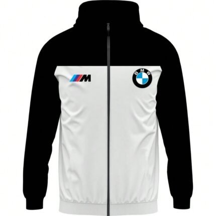 🛒Corta Vento Masculino Feminino BM Jaqueta Com Zíper Com Bolso e capuz Blusa De Frio Casaco Jaqueta impermeável Motoqueiro
