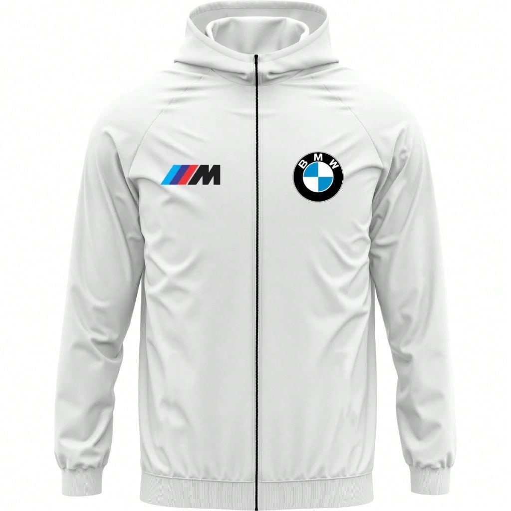 🛒Kit BMW Esportivo Masculino 3 Peças Premium – Camiseta + Short + Corta Vento | Preto, Branco e Preto/Branco | P ao GG - Imagem 2