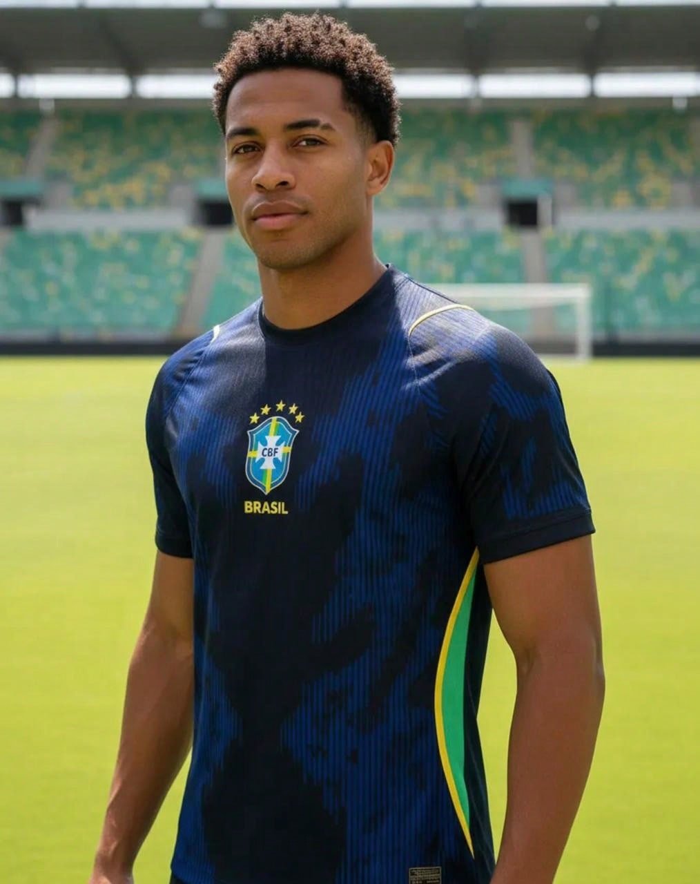 🛒26/27 Novo Uniforme Seleção Brasileira Azul Brasil Versão Torcedor 1.4k+ vendido - Imagem 2
