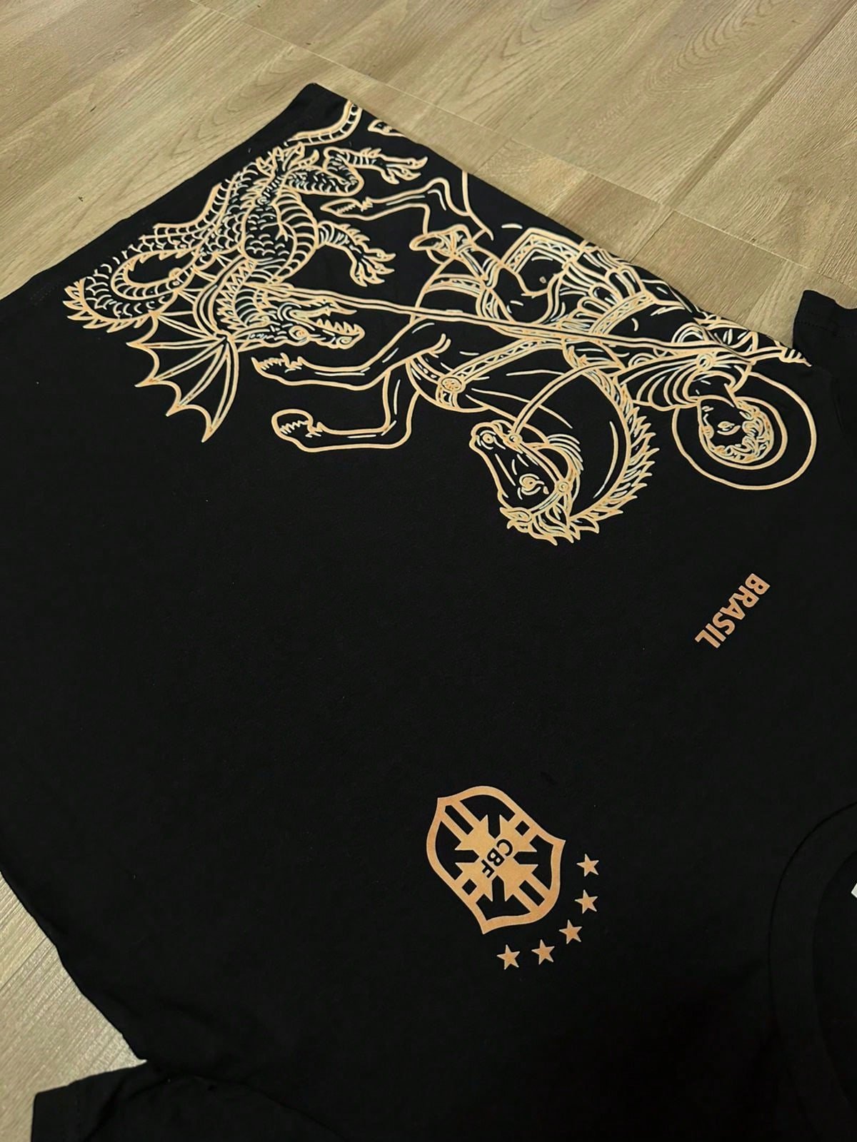 🛒Camiseta Brasil Seleção São Jorge Unissex Tradicional - Imagem 4