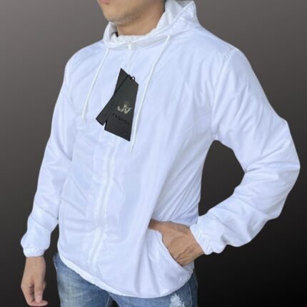 🛒Jaqueta CortaVento Masculina – Liso Casual Outono Inverno com Cordão e Bolso Zíper 50+ vendido