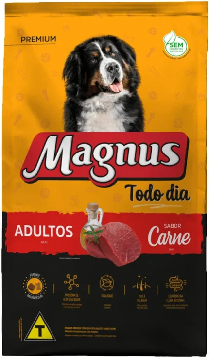 Ração Magnus Todo Dia Cães Adultos Carne