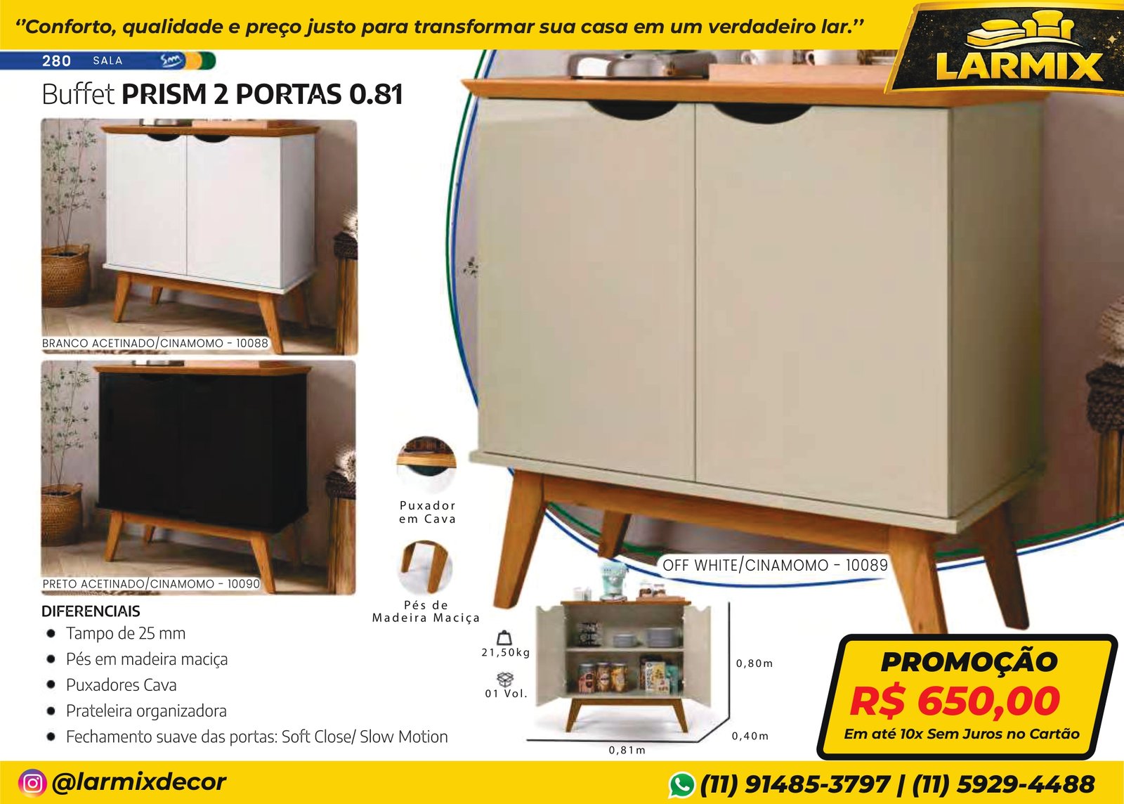 BUFFET PRISM 2 PORTAS