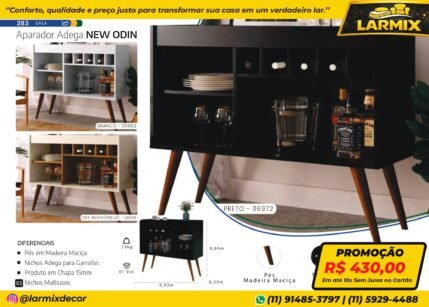 APARADOR ADEGA NEW ODIN