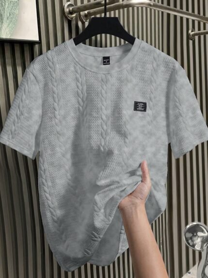 🛒Manfinity Homme Camiseta Casual de Uso Diário com Gola Redonda e Manga Curta para Homens 50+ vendido