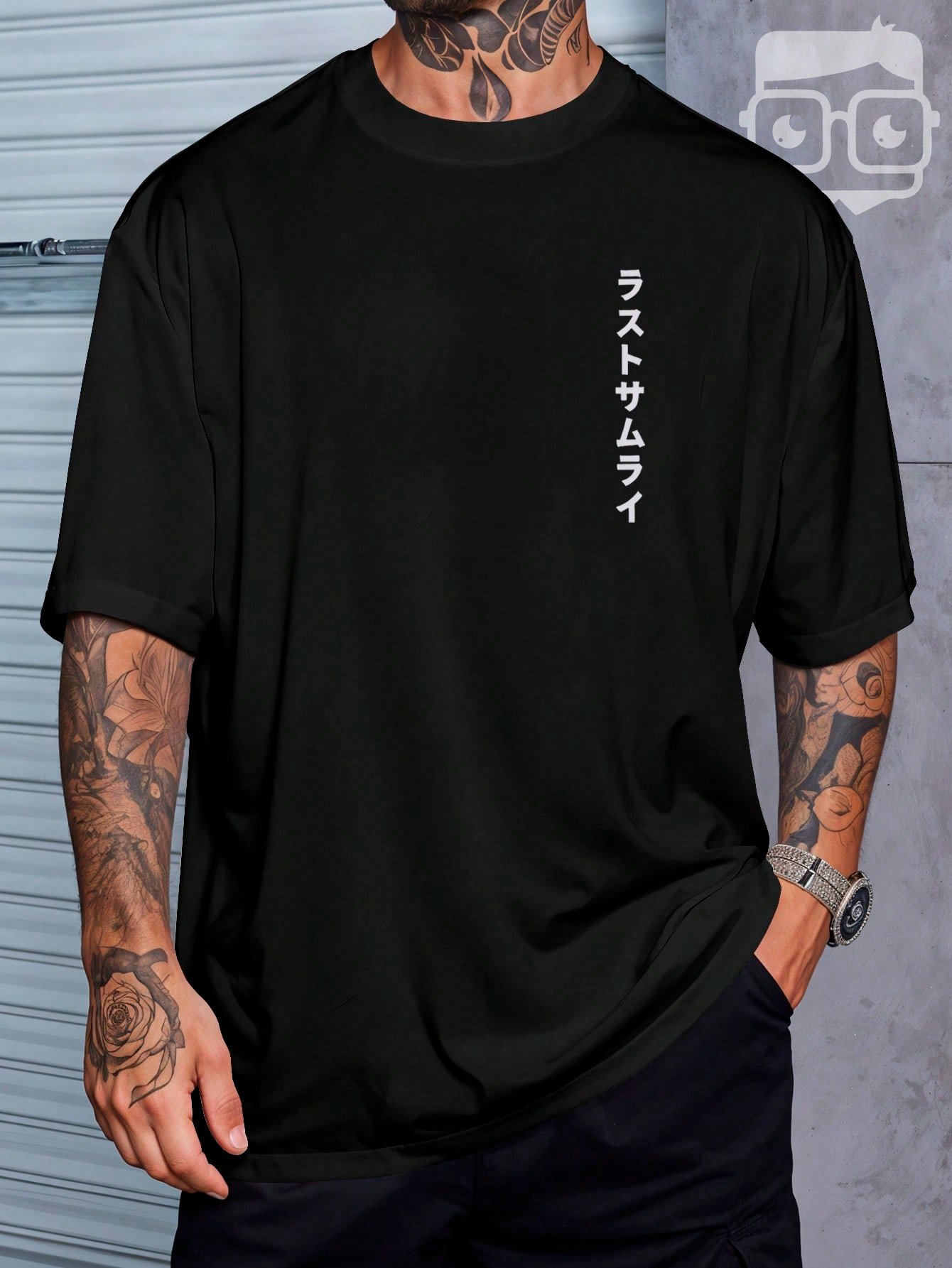 🛒Camiseta Oversized Samurai Japonês Sol Vermelho Estilo Arte Oriental REF 3329 VEST NERD - Imagem 2