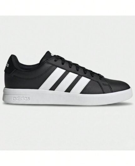 🛒Tênis Adidas Grand Court 3.0 Masculino – Preto e Branco