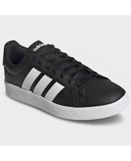 🛒Tênis Adidas Grand Court 3.0 Masculino – Preto e Branco
