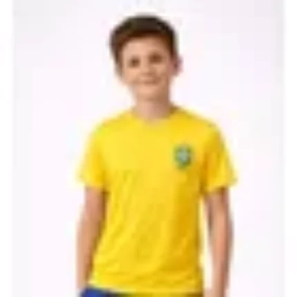 Kit1un Camiseta Brasil Copa Familia Personalizada Nome