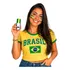 Pintura Tinta Facial Verde Amarelo Brasil Copa Mundo