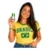 Pintura Tinta Facial Verde Amarelo Brasil Copa Mundo