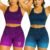 Dê uma olhada em Kit 2 Shorts Degradê Feminino Modelador Meia Coxa Zero Transparência Roupa