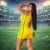 Dê uma olhada em Vestido Do Brasil Copa do Mundo Moda Gringa Brodado
