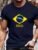 🛒Camisa Masculina brasil modelo verão camiseta 100% algodão copa do brasil