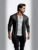 🛒Casaco Masculino Cardigan Assimétrico Estilo Slim Fitness